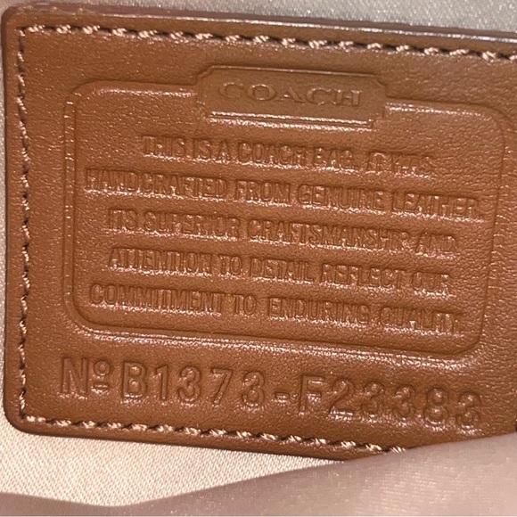 Coach Park Color-Block Leather Crossbody Purse Blue&White Multi No. B1373-F23383 - Picture 8 of 14